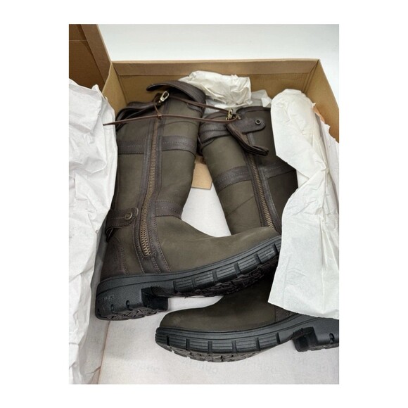 New with Tags Dublin Erne Boots Women's Size 7 Khaki Brown Knee High Riding Boot - Picture 10 of 16